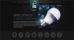 Desktop Screenshot of edisonlebone.co.za